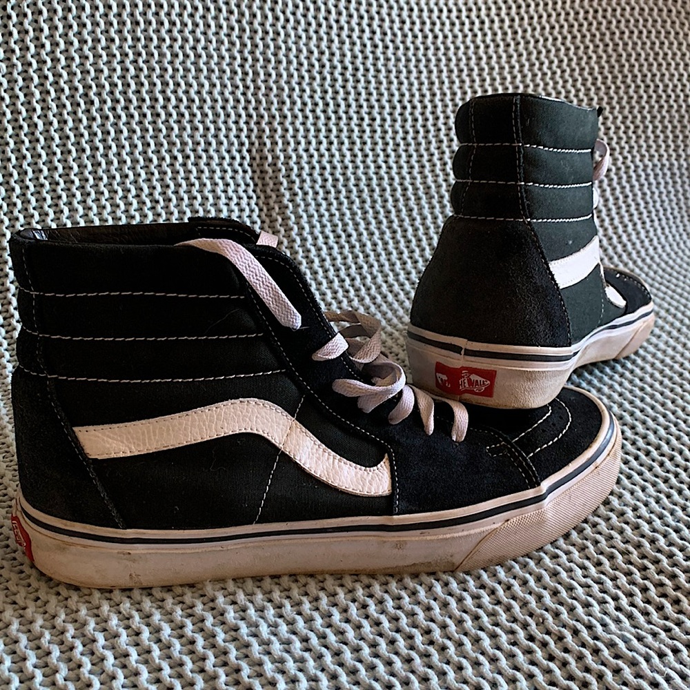 VANS High Top Sneakers size 10.5 Black